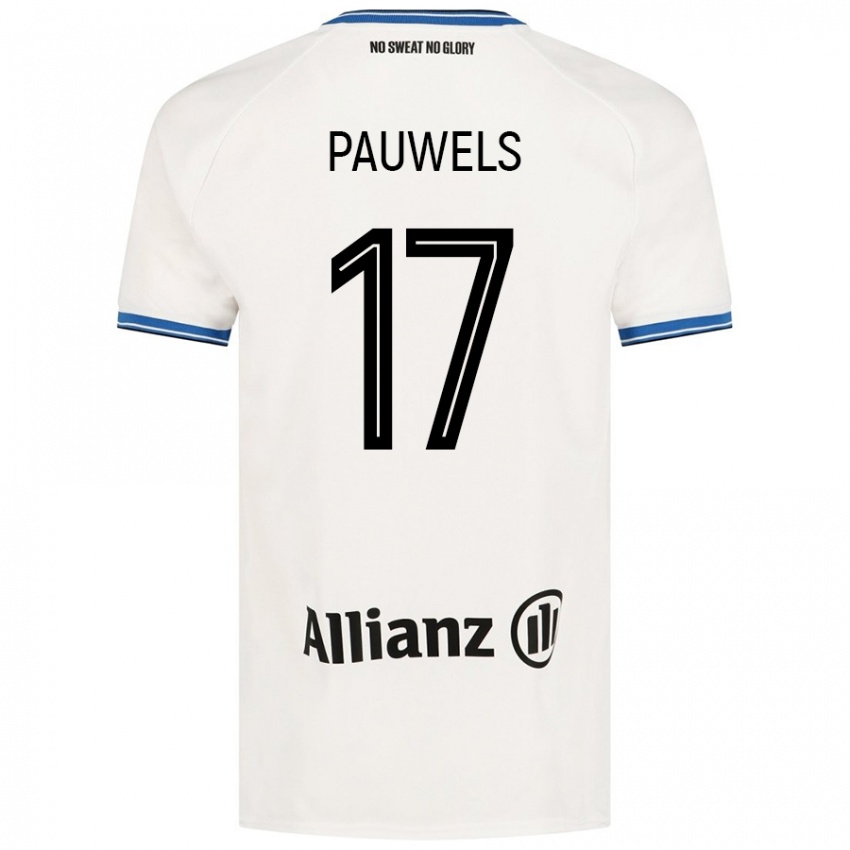 Niño Camiseta Fleur Pauwels #17 Blanco 2ª Equipación 2024/25 La Camisa México