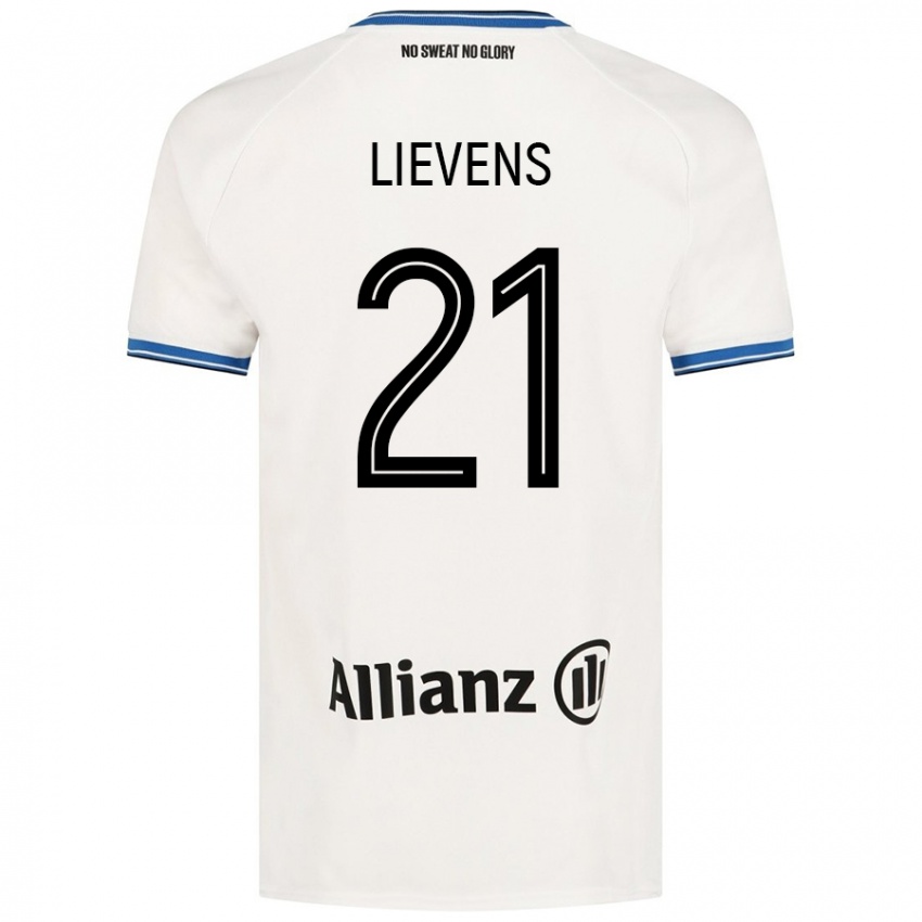 Niño Camiseta Caitlin Lievens #21 Blanco 2ª Equipación 2024/25 La Camisa México