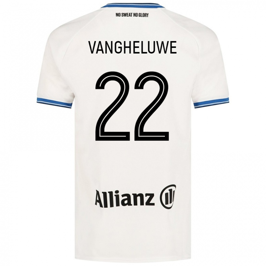 Niño Camiseta Jody Vangheluwe #22 Blanco 2ª Equipación 2024/25 La Camisa México