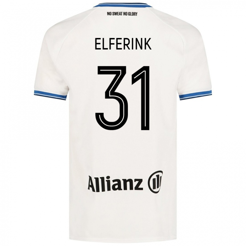 Niño Camiseta Marie Elferink #31 Blanco 2ª Equipación 2024/25 La Camisa México