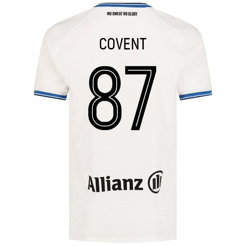 Niño Camiseta Jorijn Covent #87 Blanco 2ª Equipación 2024/25 La Camisa México