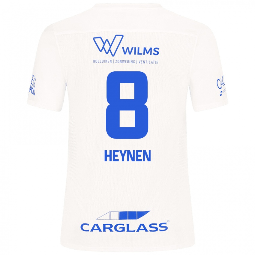 Niño Camiseta Bryan Heynen #8 Blanco 2ª Equipación 2024/25 La Camisa México