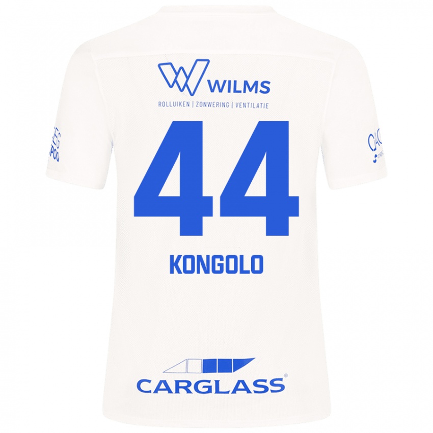 Niño Camiseta Josue Kongolo #44 Blanco 2ª Equipación 2024/25 La Camisa México