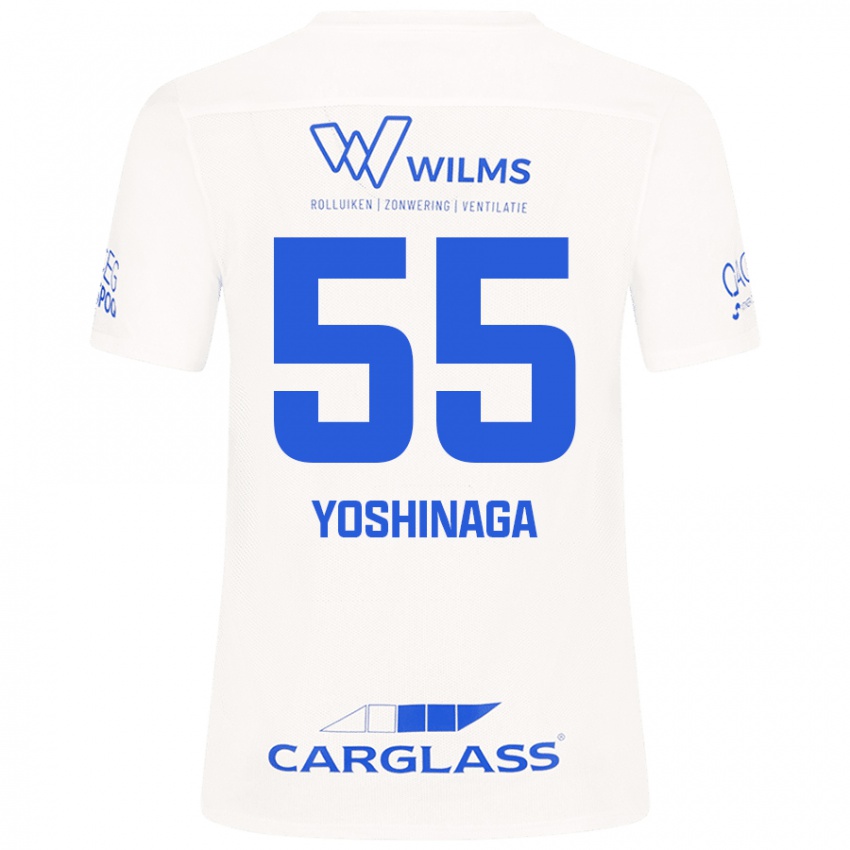 Niño Camiseta Yumeki Yoshinaga #55 Blanco 2ª Equipación 2024/25 La Camisa México