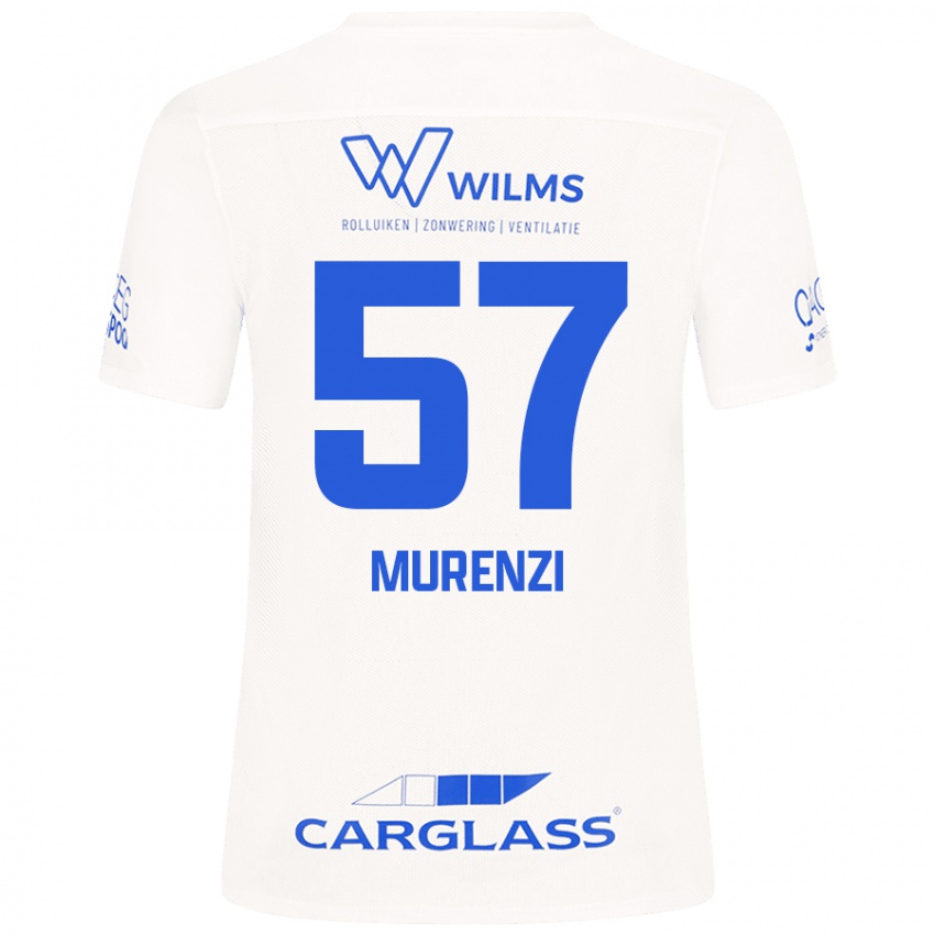 Niño Camiseta Aaron Murenzi #57 Blanco 2ª Equipación 2024/25 La Camisa México