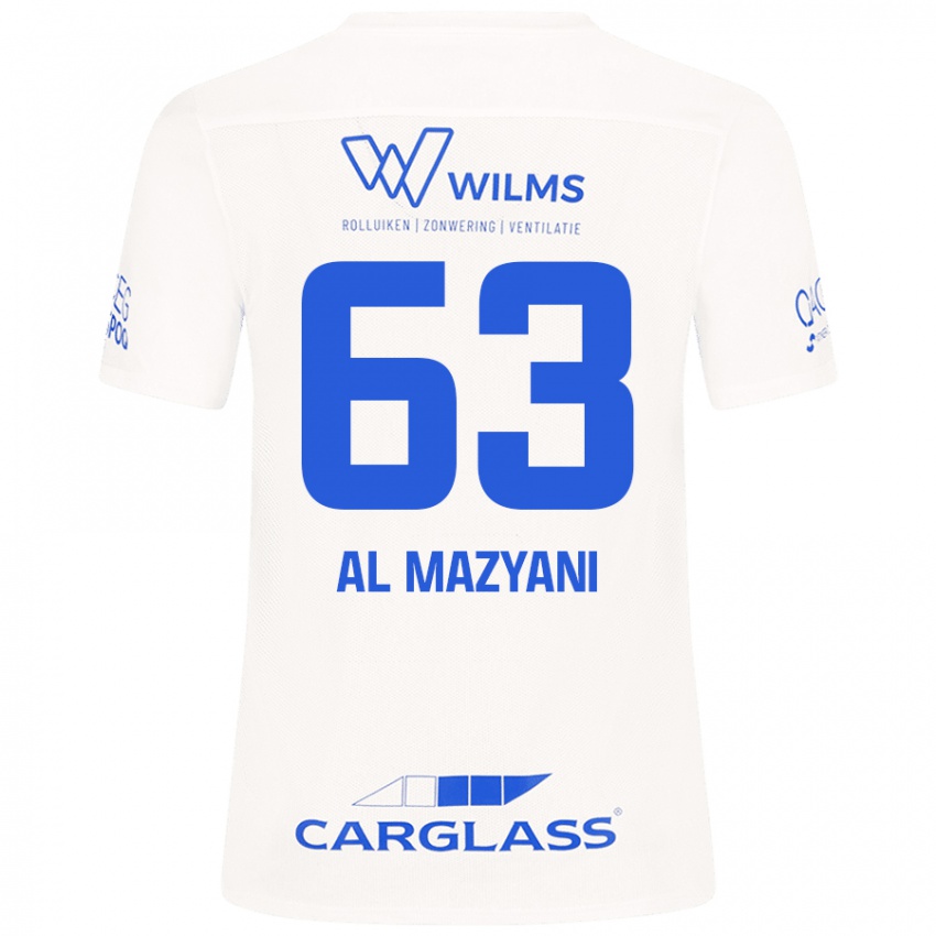 Niño Camiseta Faissal Al Mazyani #63 Blanco 2ª Equipación 2024/25 La Camisa México