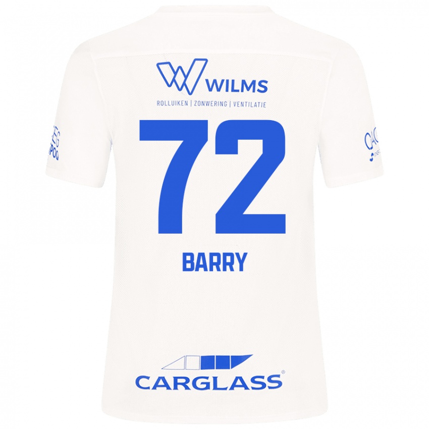 Niño Camiseta Alpha Barry #72 Blanco 2ª Equipación 2024/25 La Camisa México