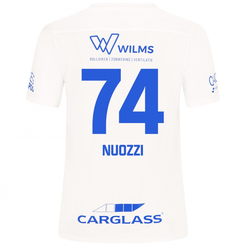 Niño Camiseta Cédric Nuozzi #74 Blanco 2ª Equipación 2024/25 La Camisa México