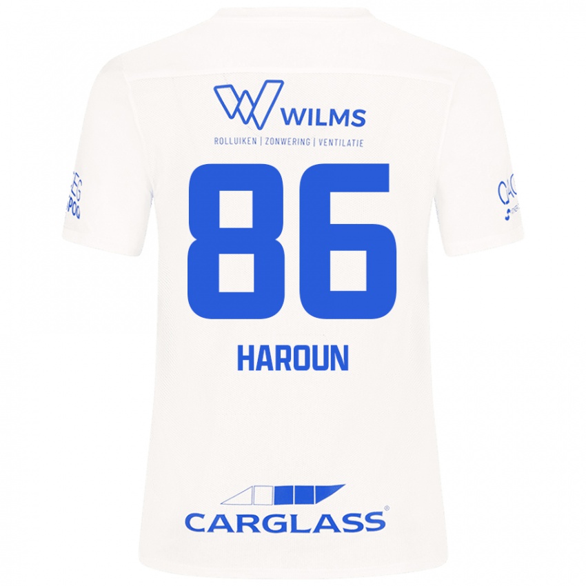 Niño Camiseta Kenan Haroun #86 Blanco 2ª Equipación 2024/25 La Camisa México