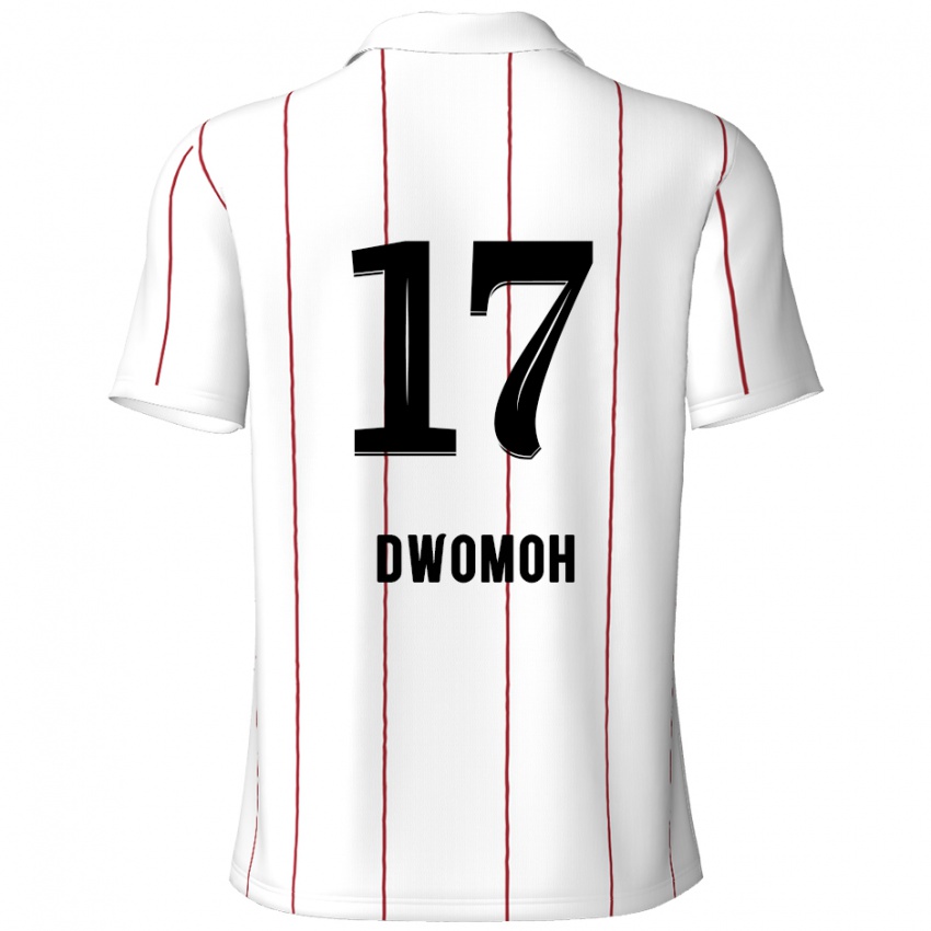 Niño Camiseta Pierre Dwomoh #17 Blanco Negro 2ª Equipación 2024/25 La Camisa México