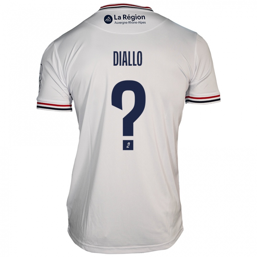 Niño Camiseta Baïla Diallo #0 Blanco 2ª Equipación 2024/25 La Camisa México