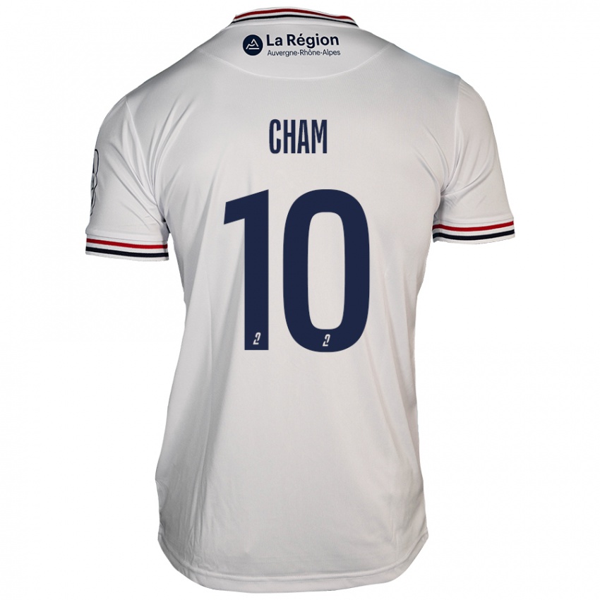 Niño Camiseta Muhammed Cham #10 Blanco 2ª Equipación 2024/25 La Camisa México