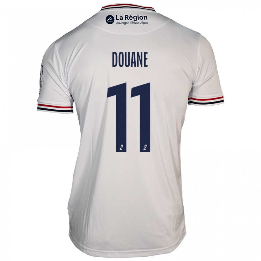 Niño Camiseta Maïdine Douane #11 Blanco 2ª Equipación 2024/25 La Camisa México