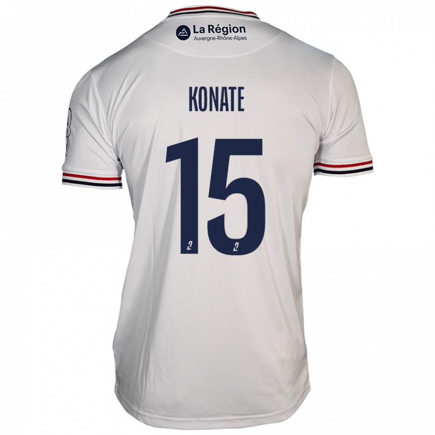 Niño Camiseta Cheick Oumar Konaté #15 Blanco 2ª Equipación 2024/25 La Camisa México