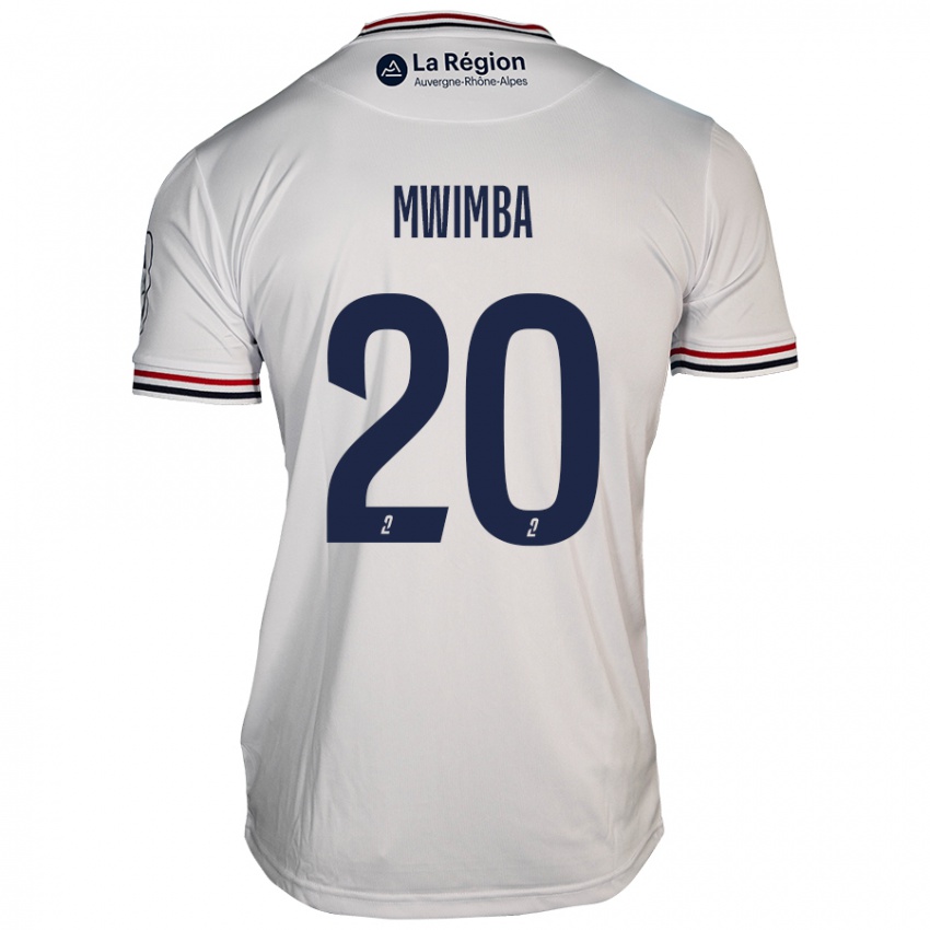 Niño Camiseta Josué Mwimba Isala #20 Blanco 2ª Equipación 2024/25 La Camisa México