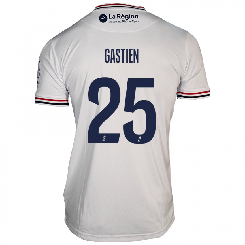 Niño Camiseta Johan Gastien #25 Blanco 2ª Equipación 2024/25 La Camisa México