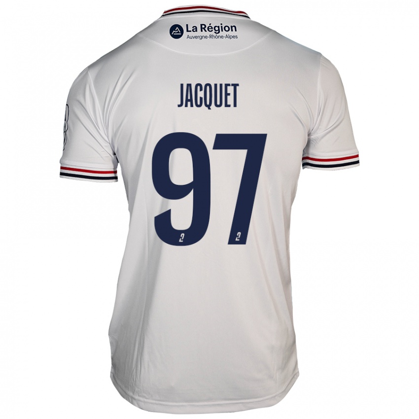 Niño Camiseta Jérémy Jacquet #97 Blanco 2ª Equipación 2024/25 La Camisa México