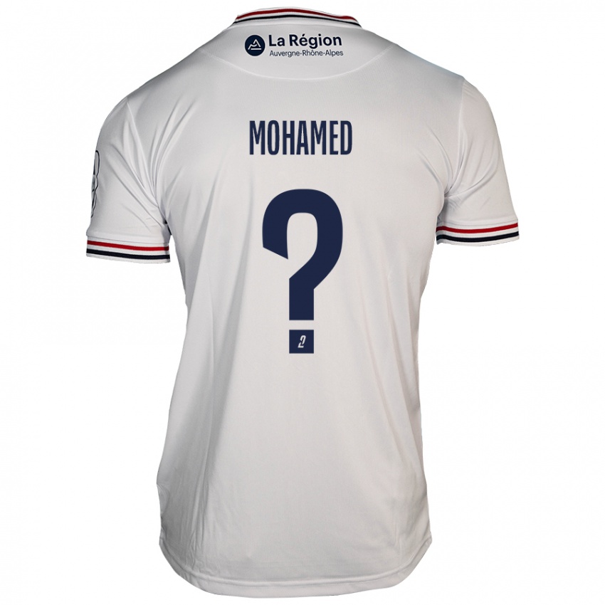 Niño Camiseta Yassine Mohamed #0 Blanco 2ª Equipación 2024/25 La Camisa México