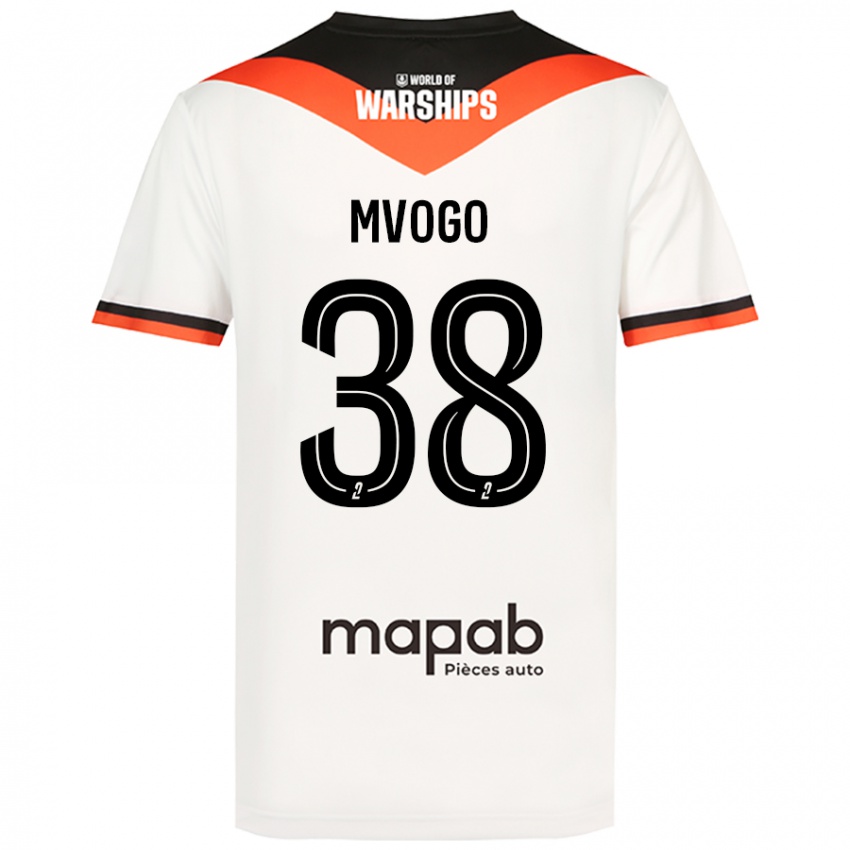 Niño Camiseta Yvon Mvogo #38 Blanco 2ª Equipación 2024/25 La Camisa México