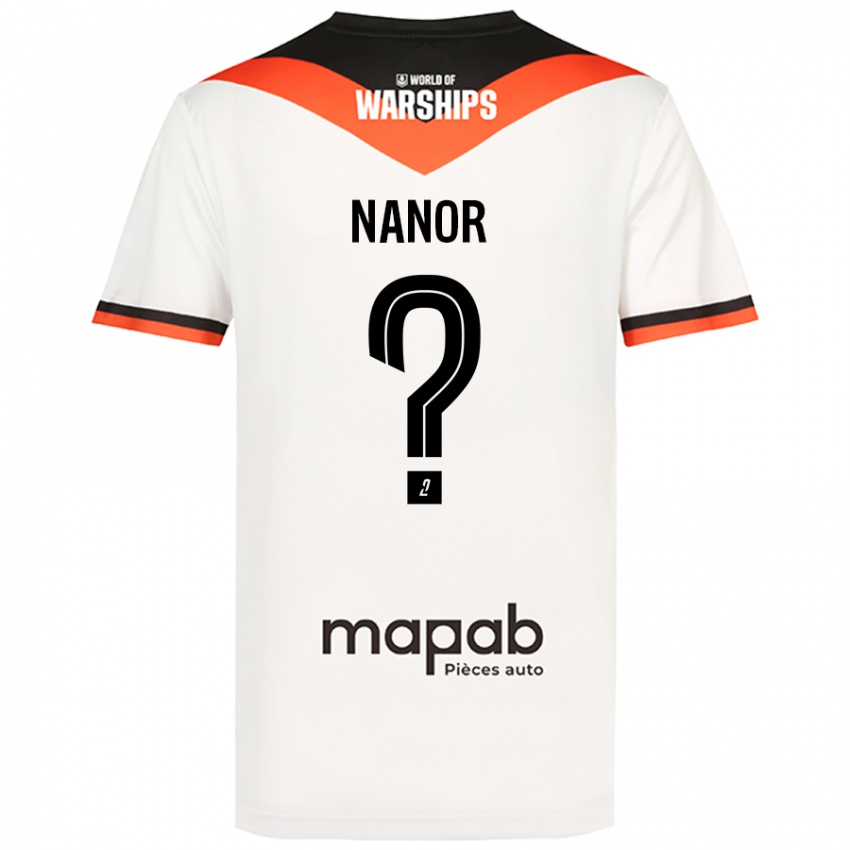 Niño Camiseta Enzo Nanor #0 Blanco 2ª Equipación 2024/25 La Camisa México