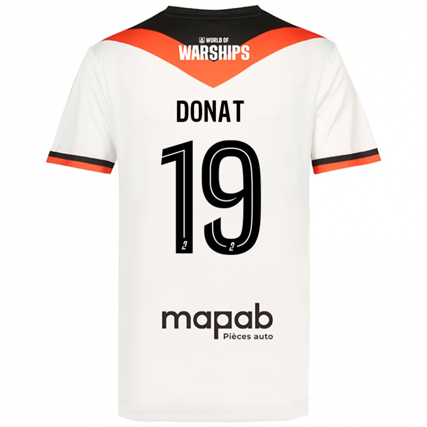 Niño Camiseta Noa Donat #19 Blanco 2ª Equipación 2024/25 La Camisa México