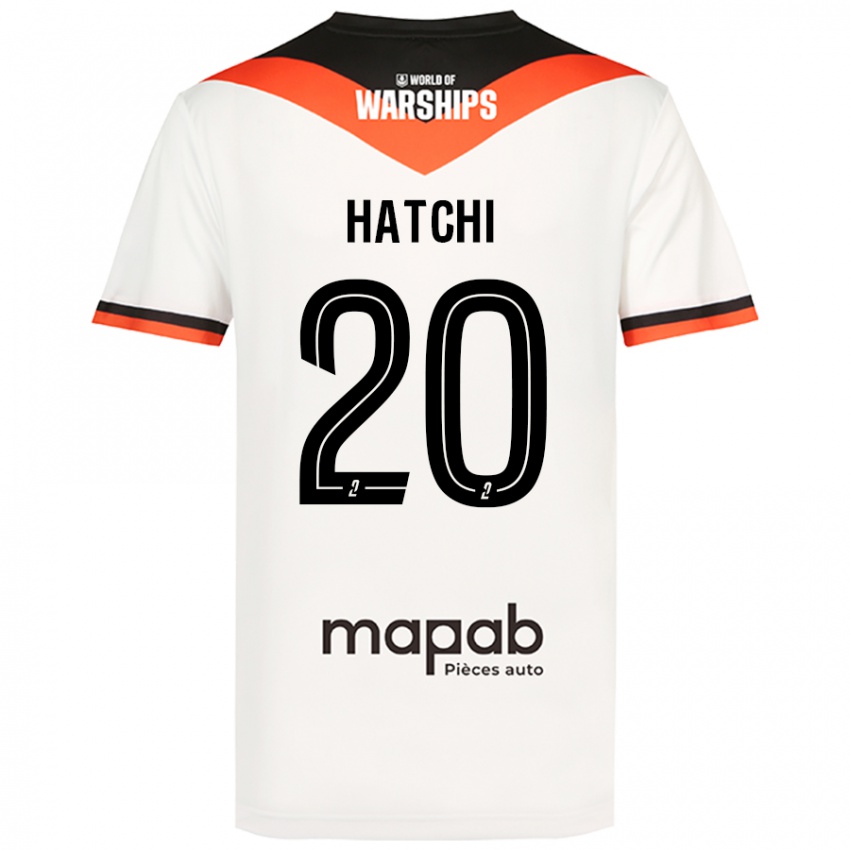 Niño Camiseta Jérémy Hatchi #20 Blanco 2ª Equipación 2024/25 La Camisa México