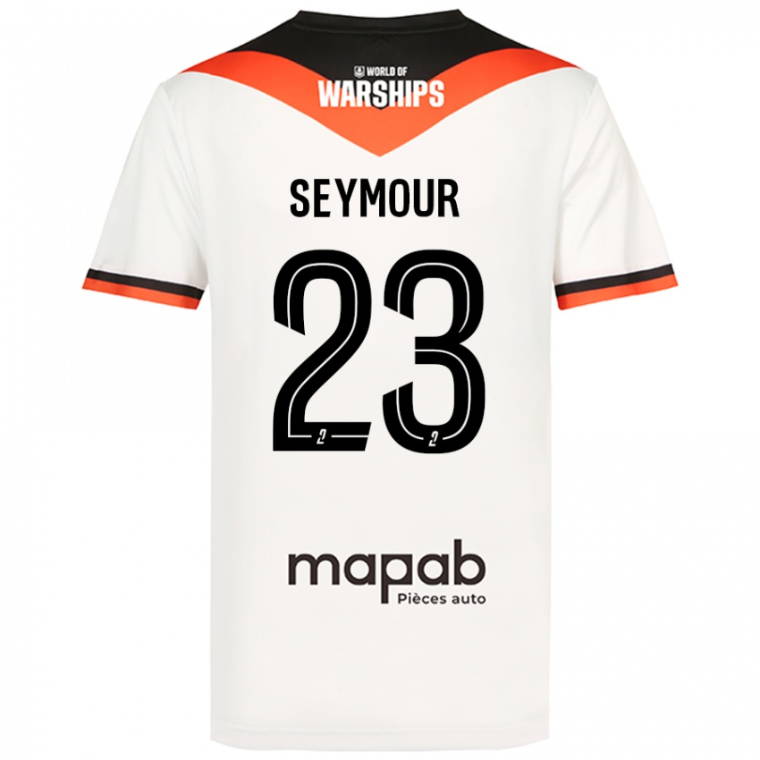 Niño Camiseta Brice Seymour #23 Blanco 2ª Equipación 2024/25 La Camisa México