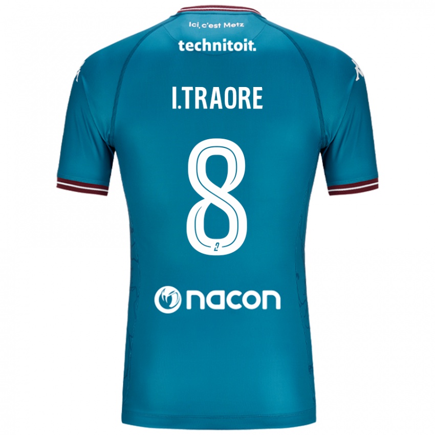 Niño Camiseta Ismaël Traoré #8 Azul Petróleo 2ª Equipación 2024/25 La Camisa México