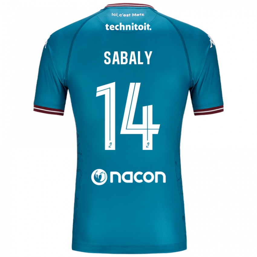 Niño Camiseta Cheikh Sabaly #14 Azul Petróleo 2ª Equipación 2024/25 La Camisa México