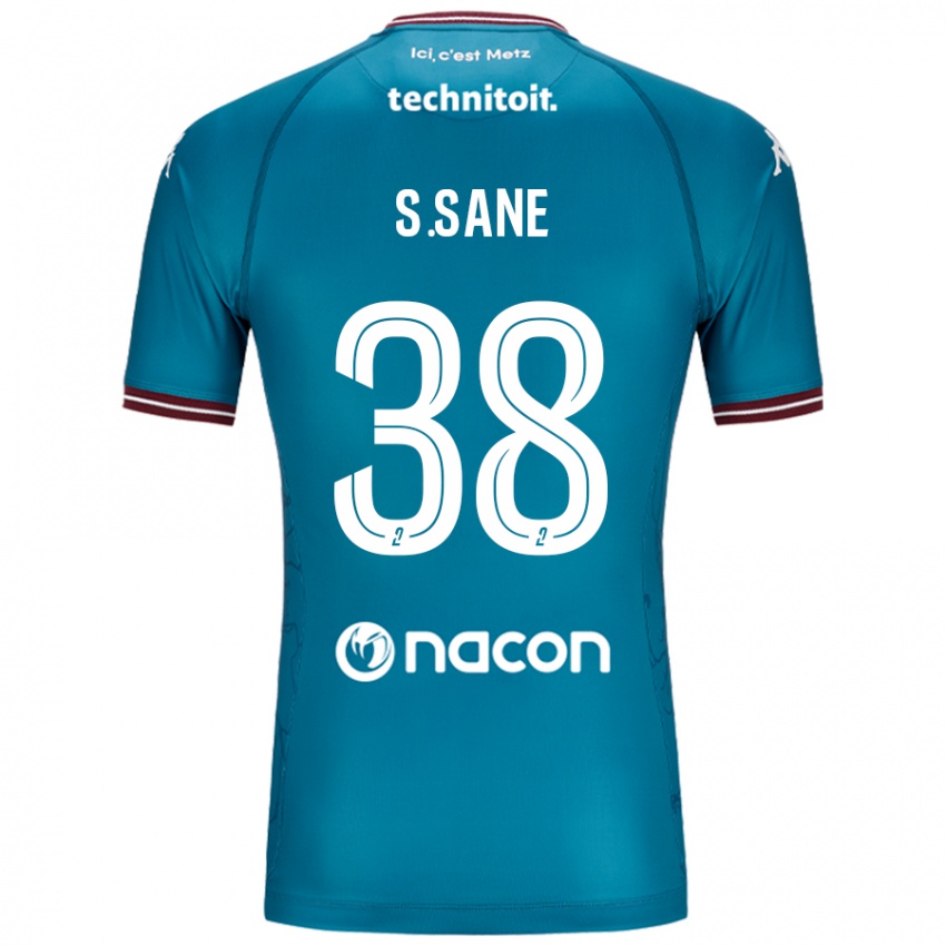 Niño Camiseta Sadibou Sané #38 Azul Petróleo 2ª Equipación 2024/25 La Camisa México