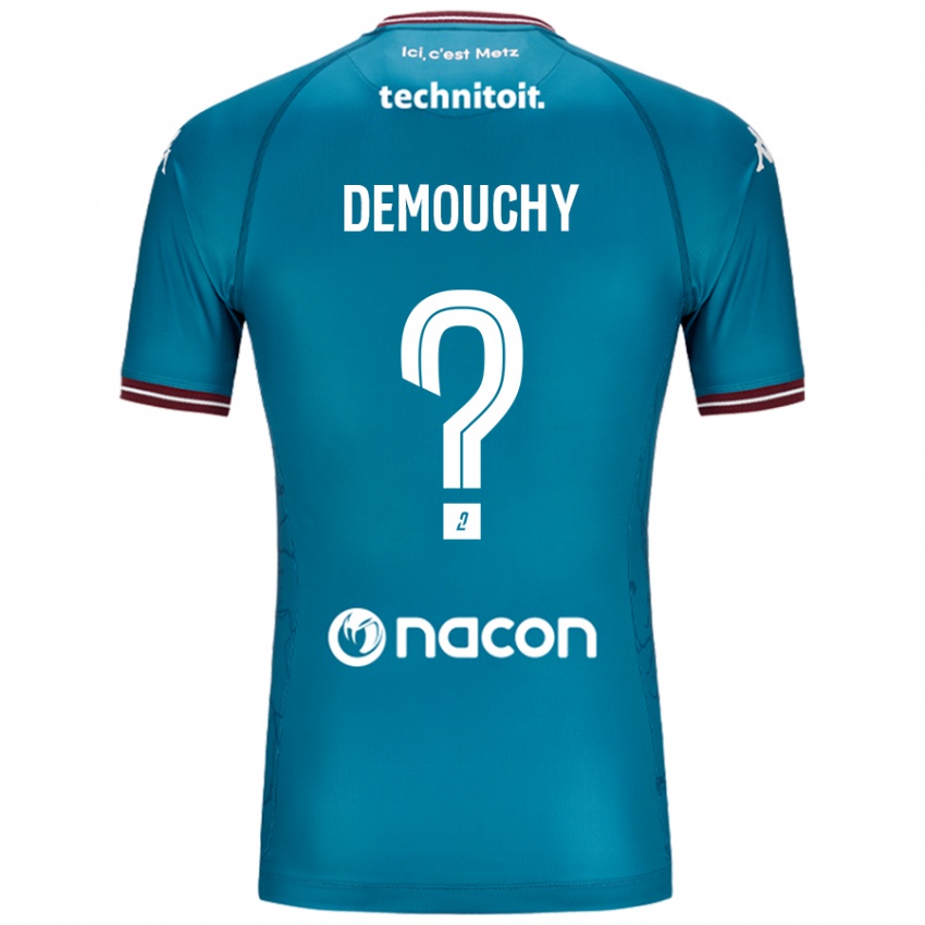 Niño Camiseta Albin Demouchy #0 Azul Petróleo 2ª Equipación 2024/25 La Camisa México