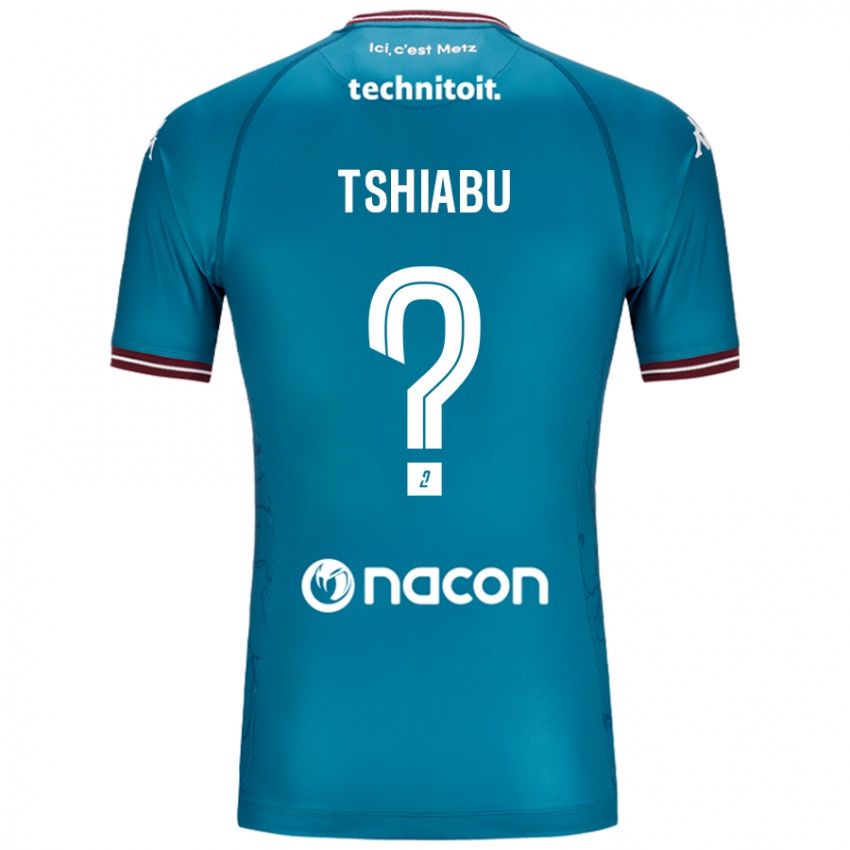 Niño Camiseta Joan Tshiabu #0 Azul Petróleo 2ª Equipación 2024/25 La Camisa México