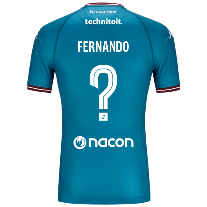 Niño Camiseta Josué Fernando #0 Azul Petróleo 2ª Equipación 2024/25 La Camisa México