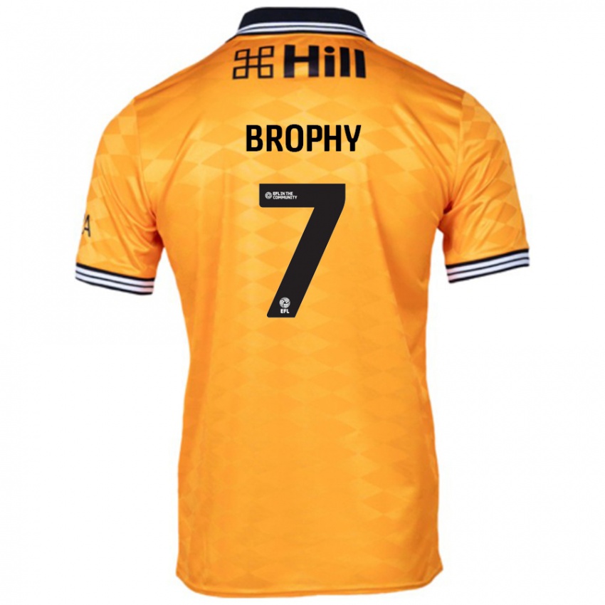 Hombre Camiseta James Brophy #7 Naranja 1ª Equipación 2024/25 La Camisa México