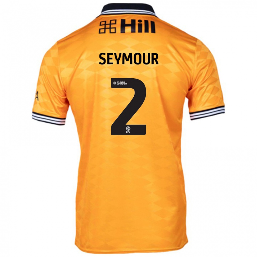 Hombre Camiseta Mayzee Seymour #2 Naranja 1ª Equipación 2024/25 La Camisa México