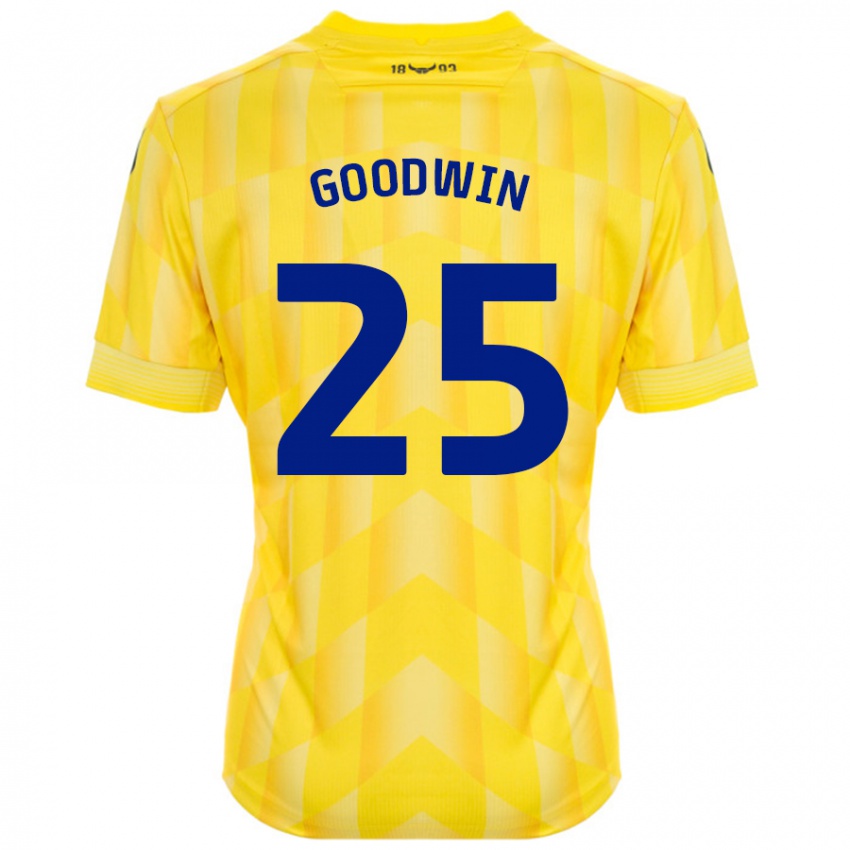 Hombre Camiseta Will Goodwin #25 Amarillo 1ª Equipación 2024/25 La Camisa México