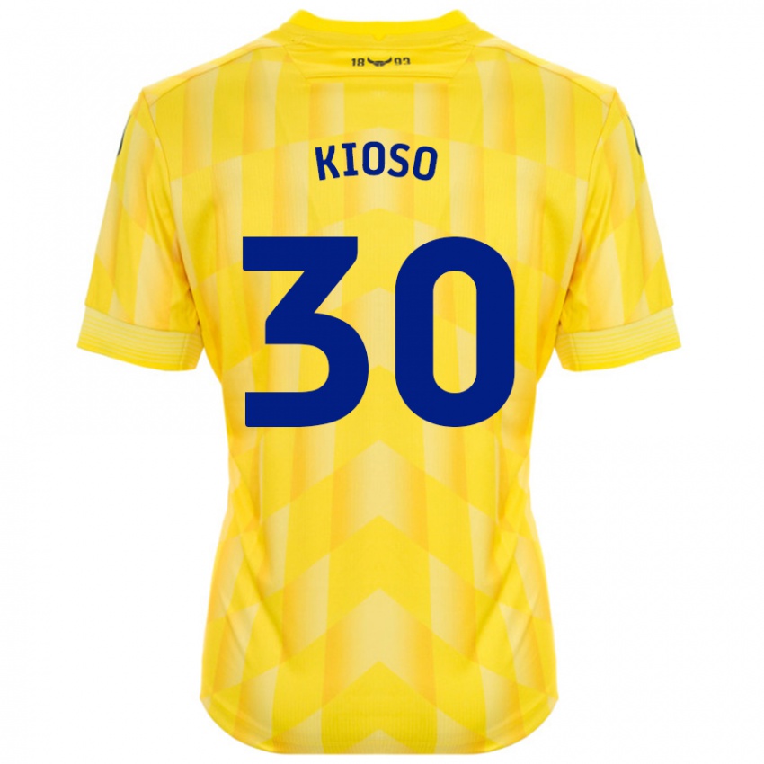 Hombre Camiseta Peter Kioso #30 Amarillo 1ª Equipación 2024/25 La Camisa México