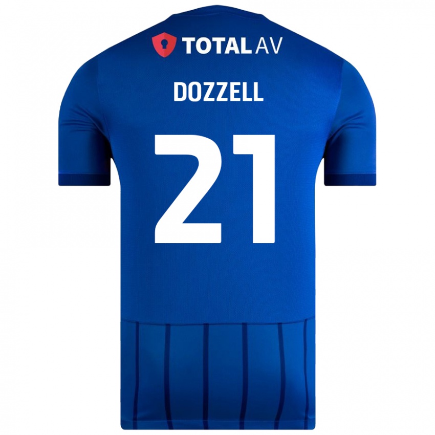 Hombre Camiseta Andre Dozzell #21 Azul 1ª Equipación 2024/25 La Camisa México