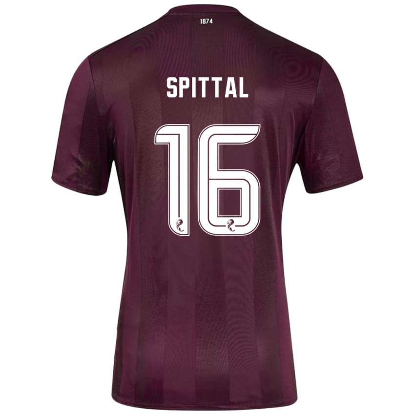 Hombre Camiseta Blair Spittal #16 Borgoña 1ª Equipación 2024/25 La Camisa México