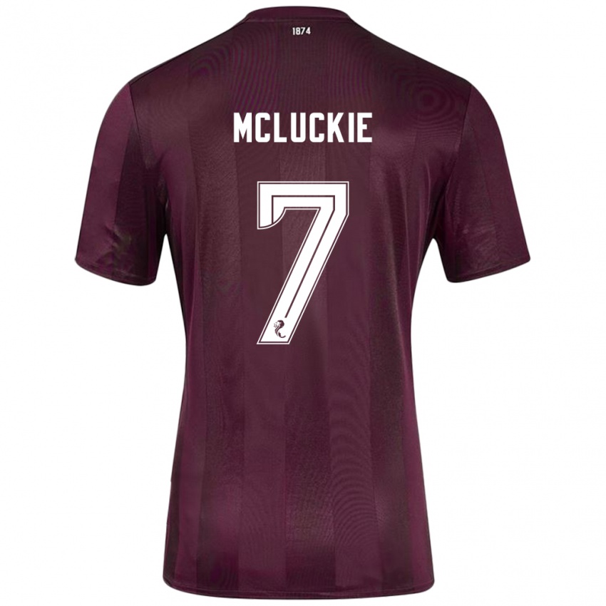 Hombre Camiseta Bobby Mcluckie #7 Borgoña 1ª Equipación 2024/25 La Camisa México