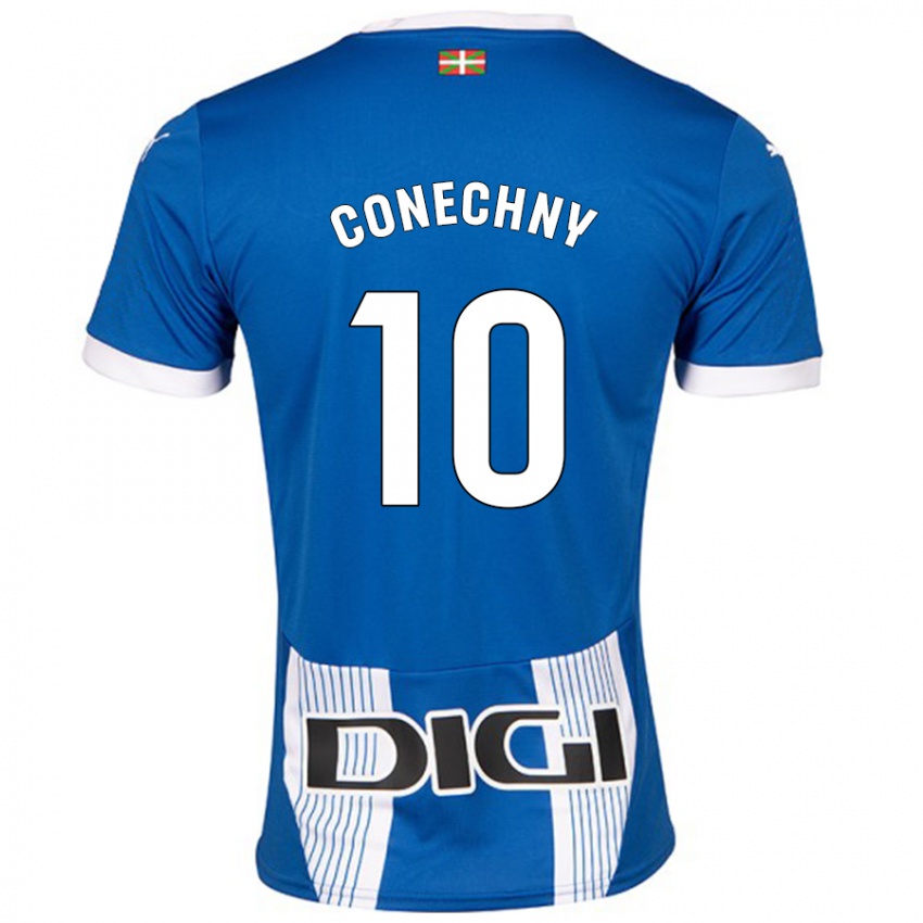 Hombre Camiseta Tomás Conechny #10 Azul 1ª Equipación 2024/25 La Camisa México