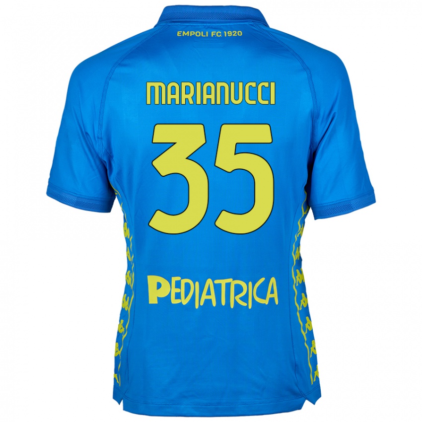 Hombre Camiseta Luca Marianucci #35 Azul 1ª Equipación 2024/25 La Camisa México