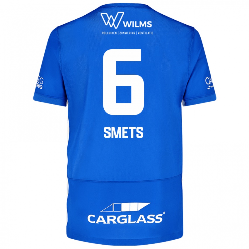 Hombre Camiseta Matte Smets #6 Azul 1ª Equipación 2024/25 La Camisa México