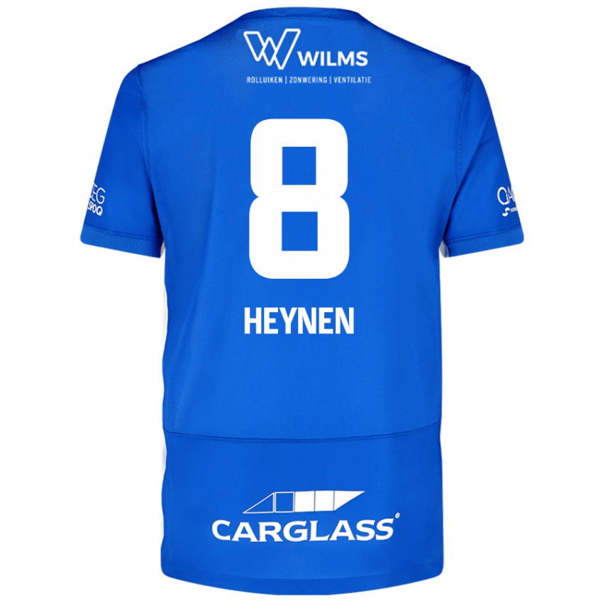 Hombre Camiseta Bryan Heynen #8 Azul 1ª Equipación 2024/25 La Camisa México