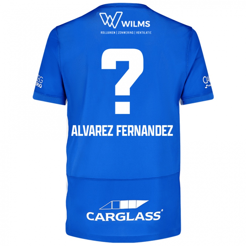 Hombre Camiseta Loïc Alvarez Fernandez #0 Azul 1ª Equipación 2024/25 La Camisa México