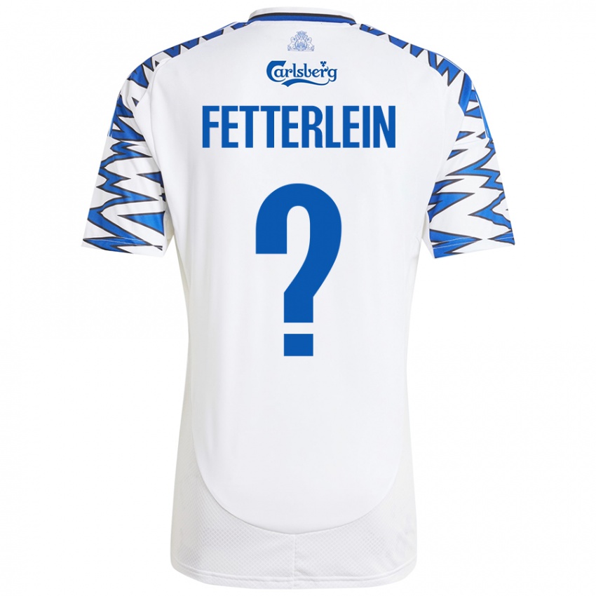 Hombre Camiseta Sean Fetterlein #0 Blanco Azul Cielo 1ª Equipación 2024/25 La Camisa México