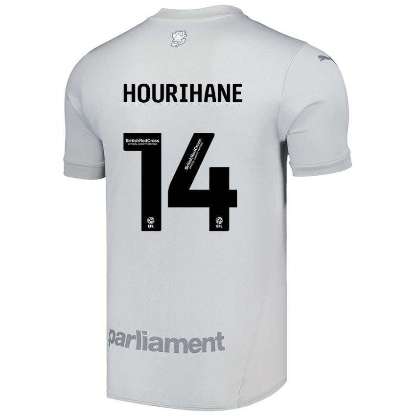 Hombre Camiseta Conor Hourihane #14 Gris Plata 2ª Equipación 2024/25 La Camisa México