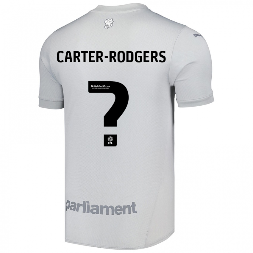 Hombre Camiseta Trent Carter-Rodgers #0 Gris Plata 2ª Equipación 2024/25 La Camisa México