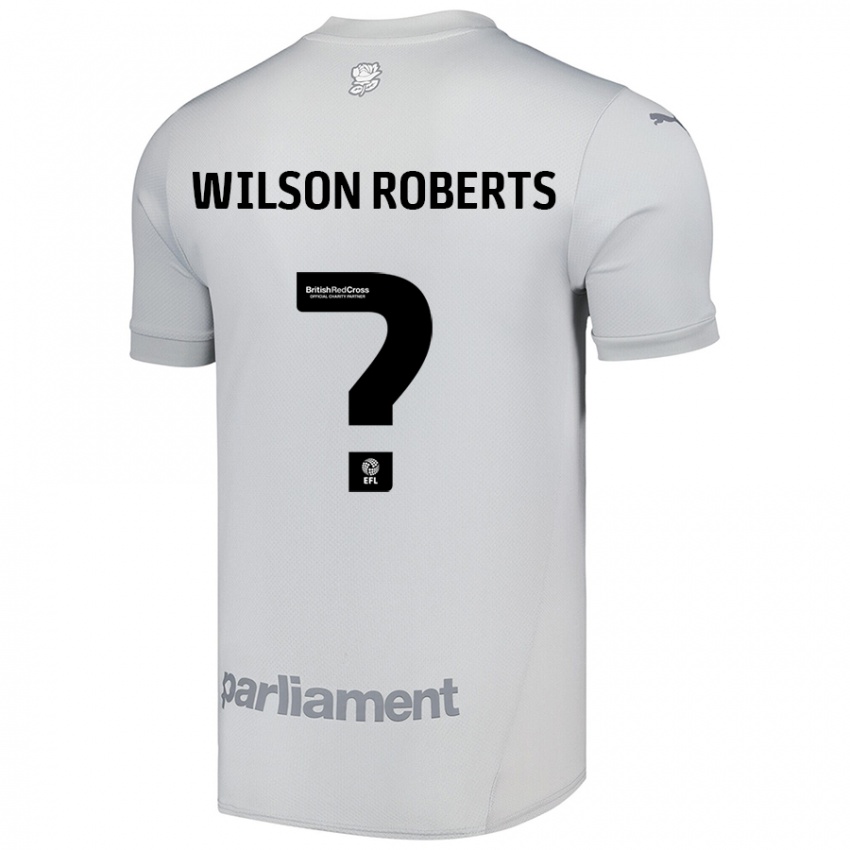 Hombre Camiseta Georgina Wilson-Roberts #0 Gris Plata 2ª Equipación 2024/25 La Camisa México