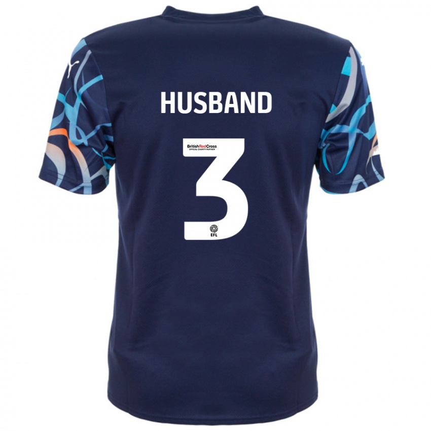 Hombre Camiseta James Husband #3 Azul Marino 2ª Equipación 2024/25 La Camisa México